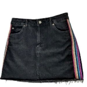 Topshop Moto Denim Skirt